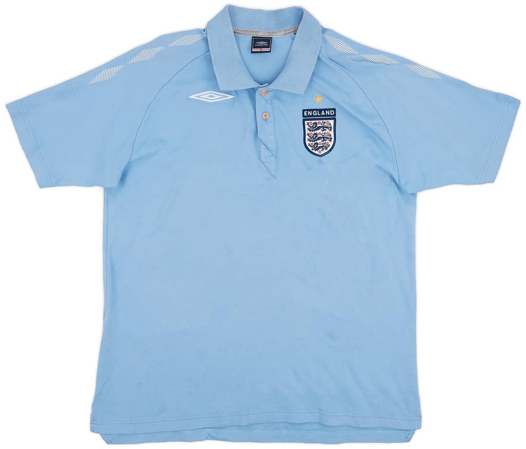 2008-09 England Umbro Polo Shirt - 7/10 - (XL)