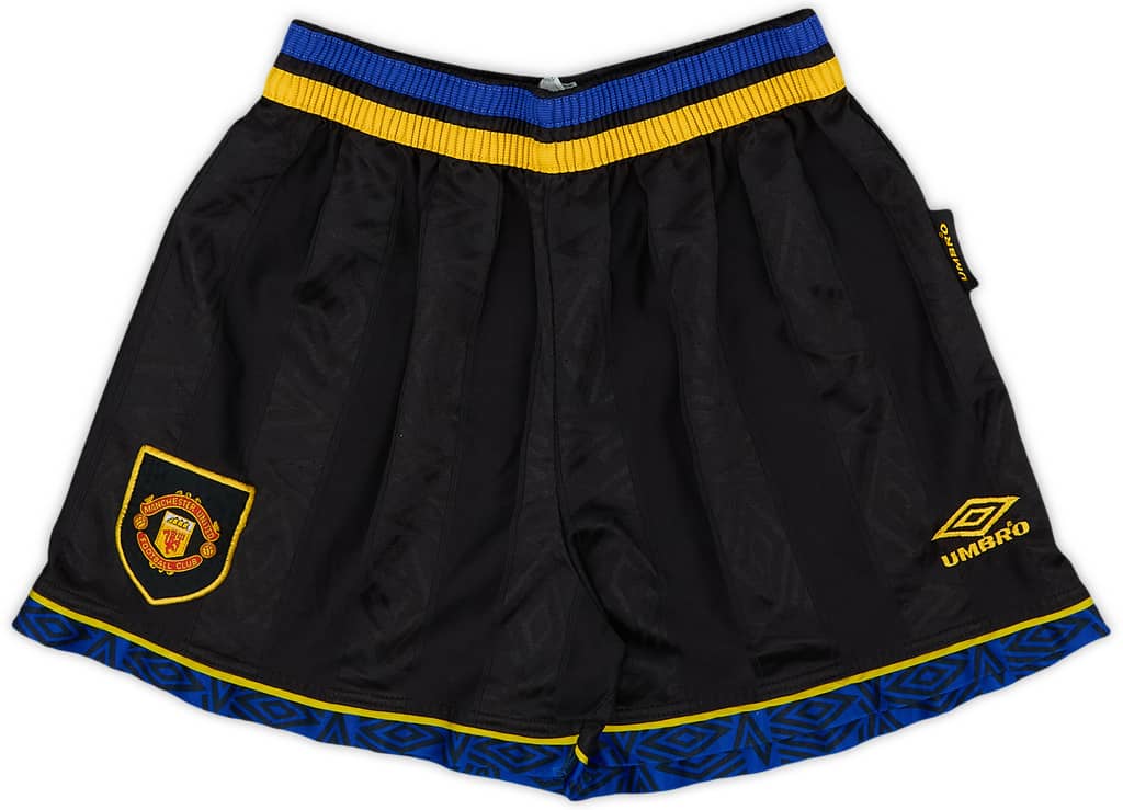 1993-95 Manchester United Away Shorts - 8/10 - (S)