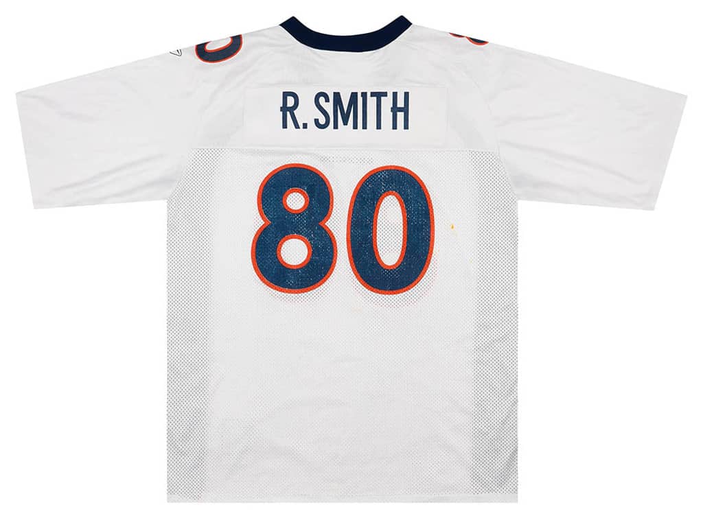 2001 Denver Broncos R. Smith #80 Reebok Jersey (Away) XL
