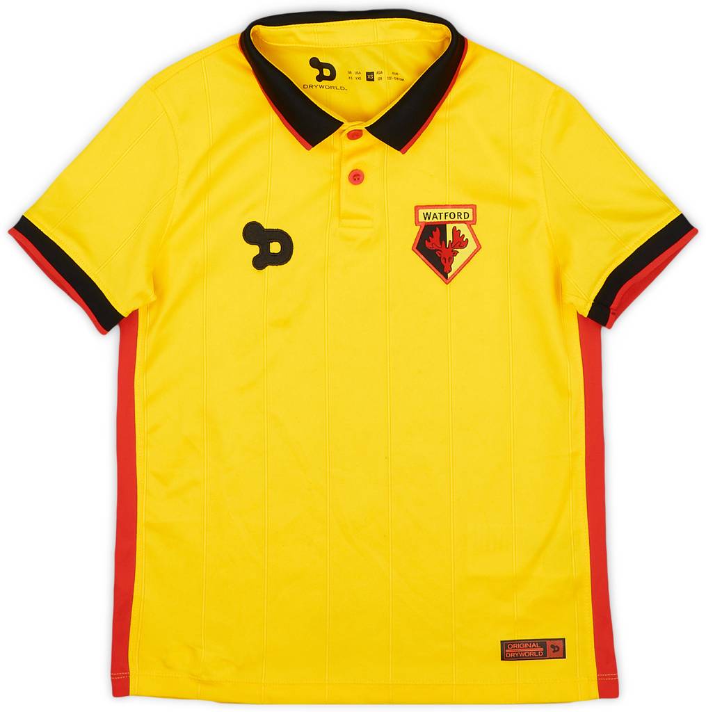 2016-17 Watford Home Shirt - 8/10 - (6-7 Years)