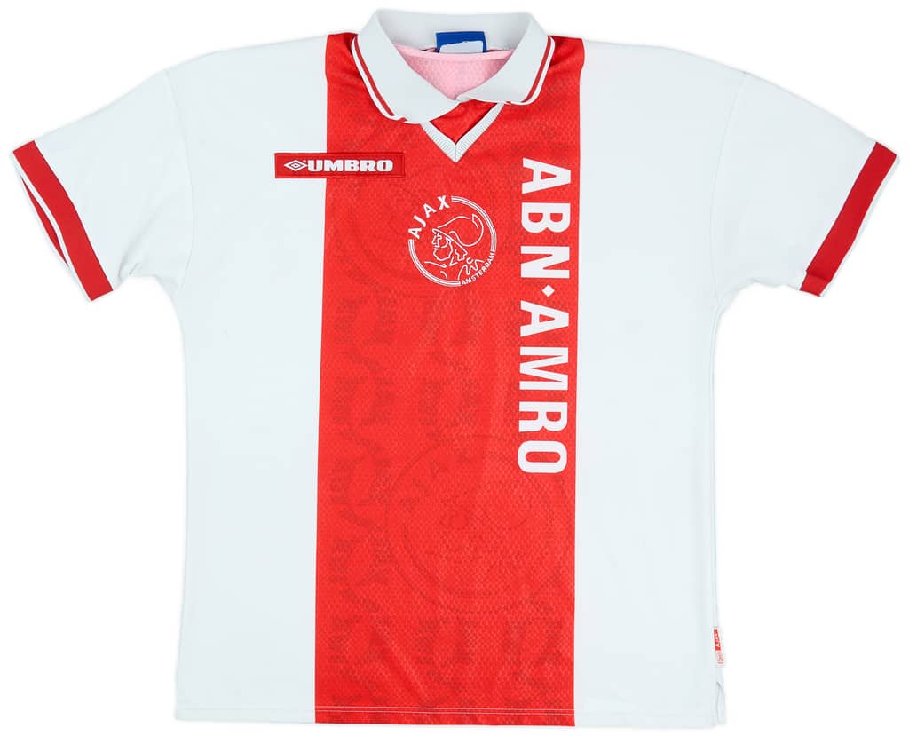 1998-99 Ajax Home Shirt F.De Boer #4 - 6/10 - (L)