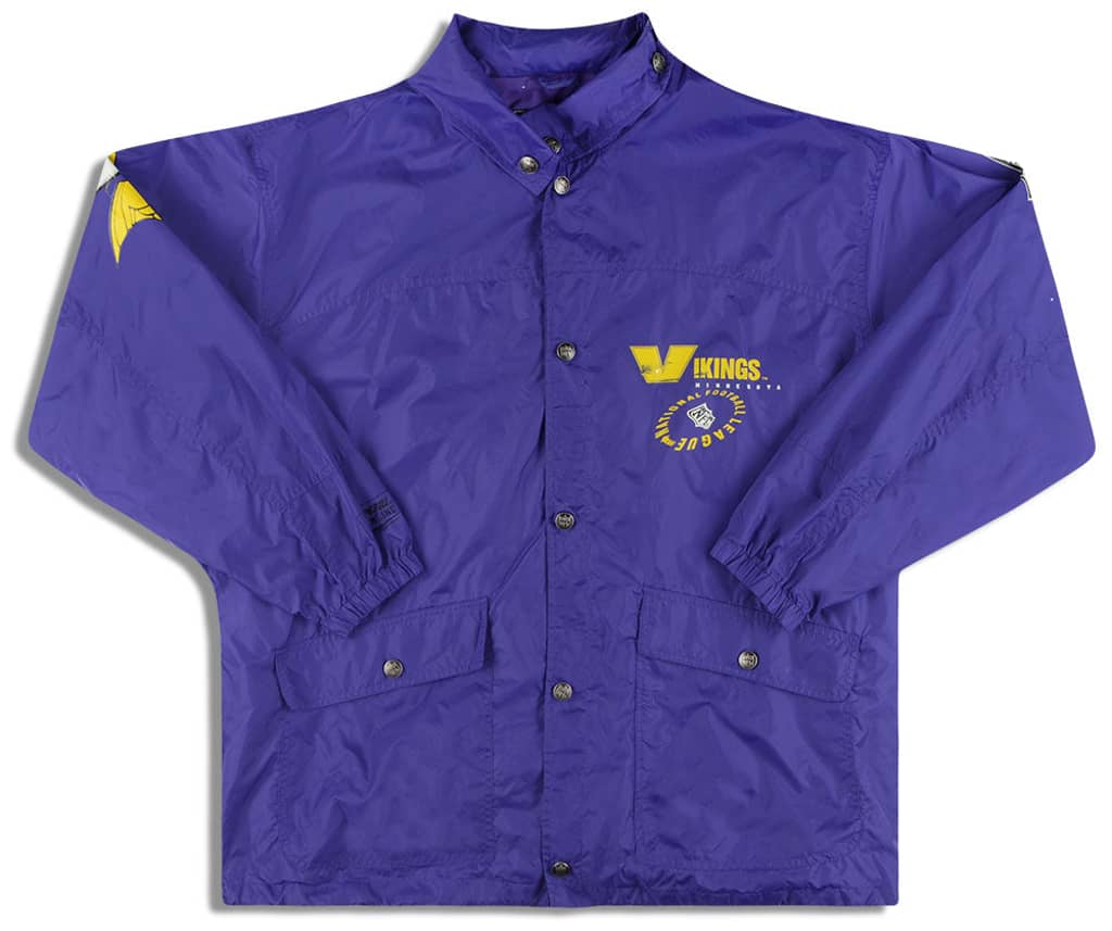 1990s Minnesota Vikings Campri Teamline Rain Coat XL