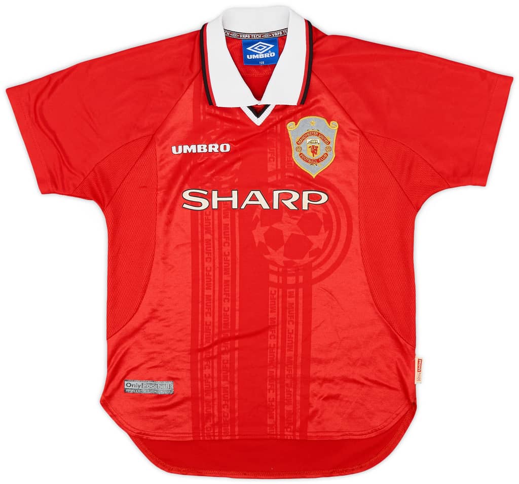 1997-00 Manchester United CL Shirt - 8/10 - (L.Boys)