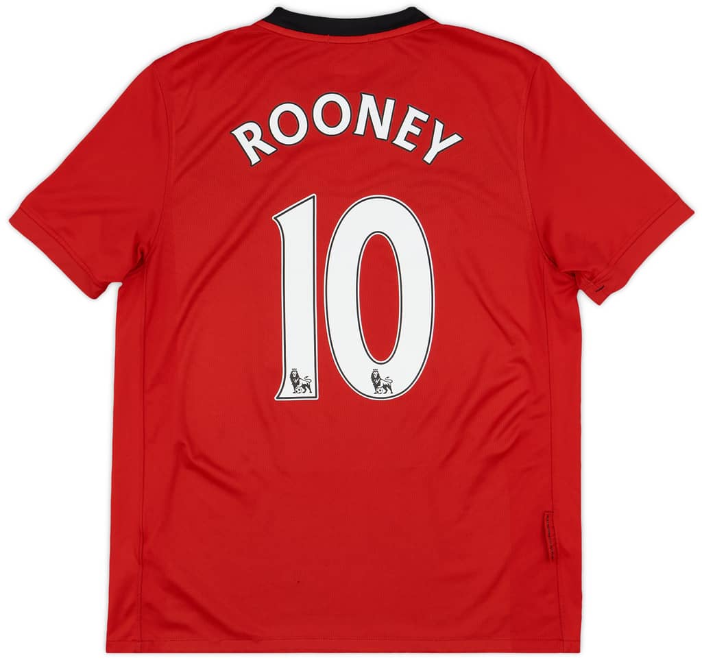 2009-10 Manchester United Home Shirt Rooney #10 - 6/10 - (M)