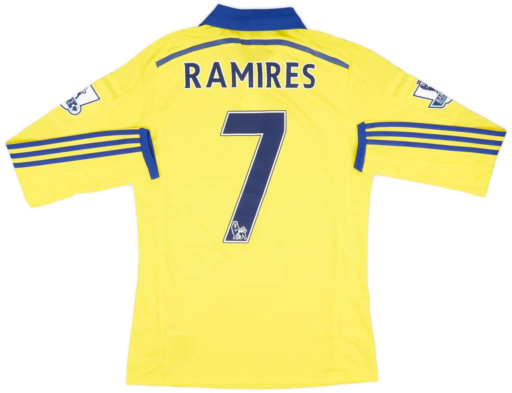 2014-15 Chelsea Match Issue Away L/S Shirt Ramires #7