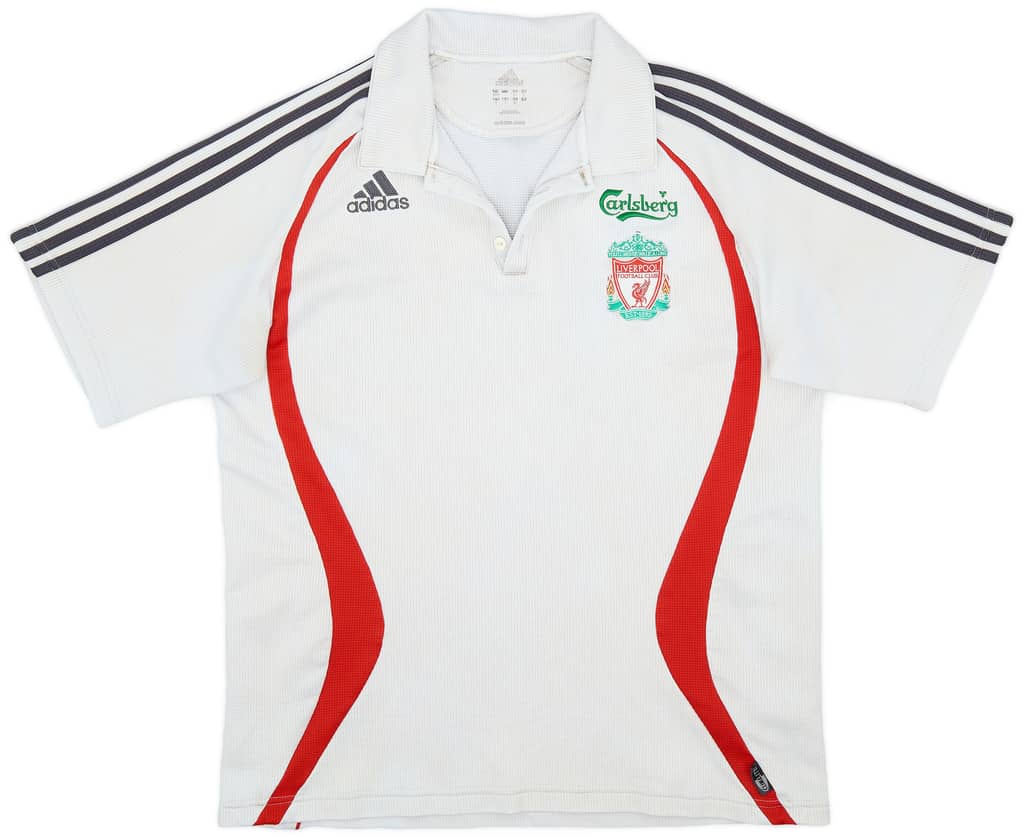 2006-07 Liverpool adidas Polo Shirt - 6/10 - (L)