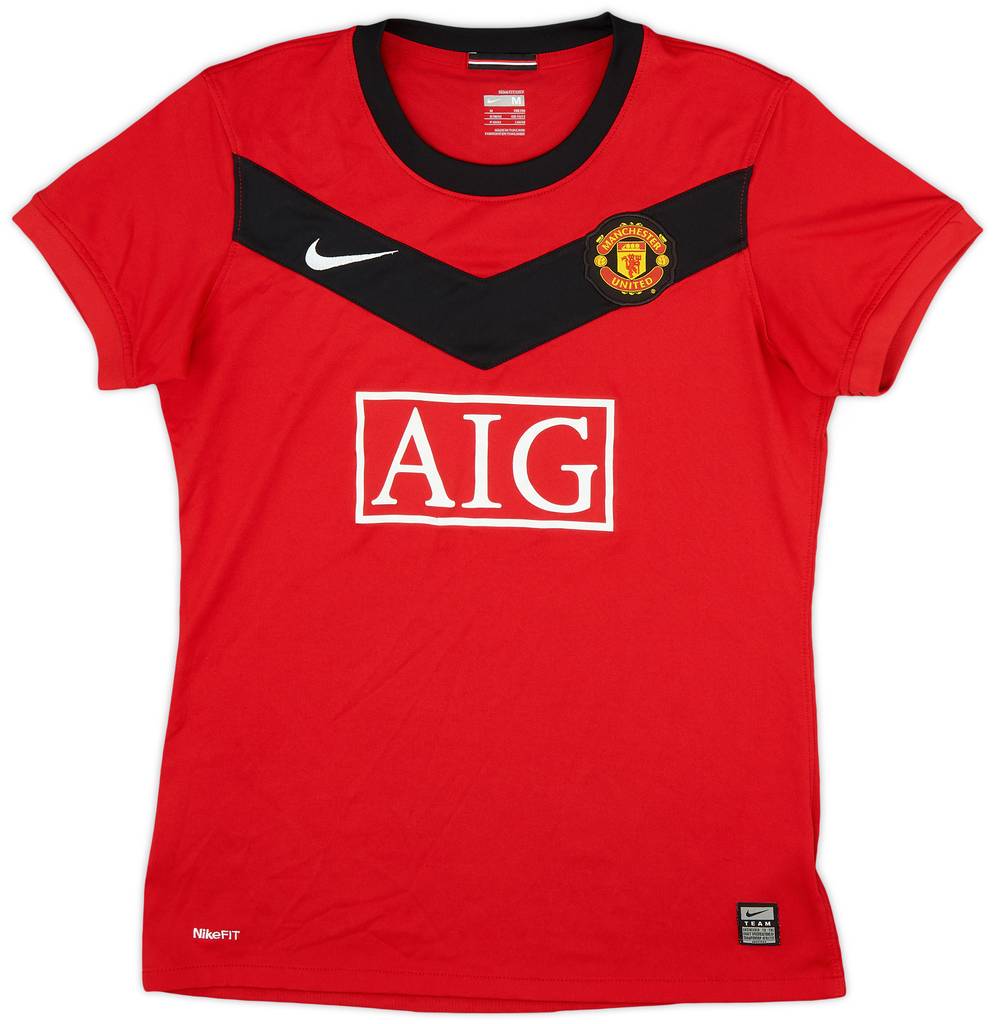 2009-10 Manchester United Home Shirt - 8/10 - (Women's M)