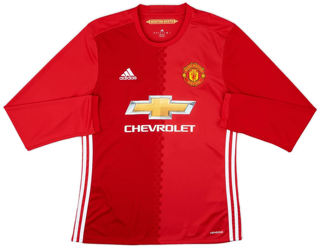 2016-17 Manchester United Home L/S Shirt Rooney #10 - 10/10 - (M)