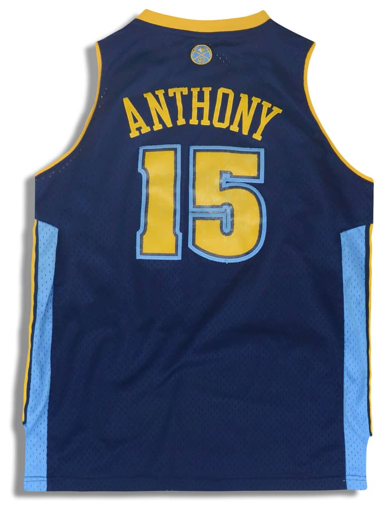 2006-10 Denver Nuggets Anthony #15 adidas Swingman Jersey (Alternate) Y