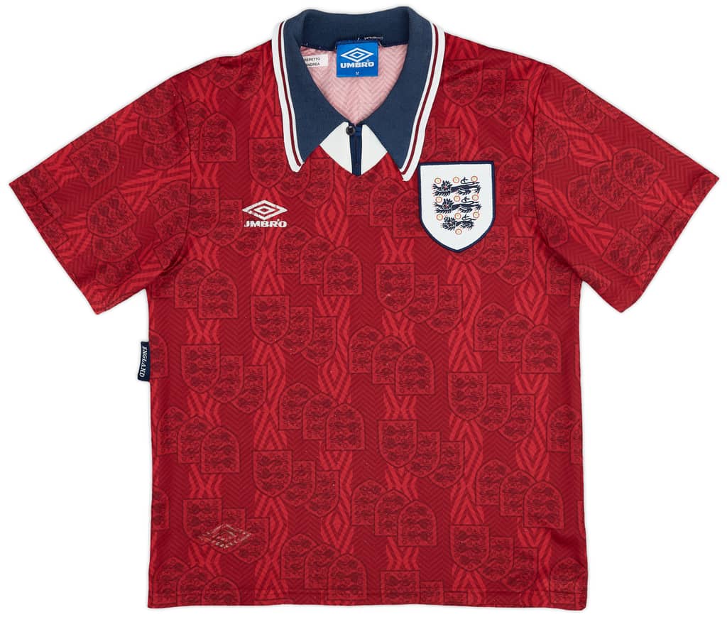1993-95 England Away Shirt - 6/10 - (M)