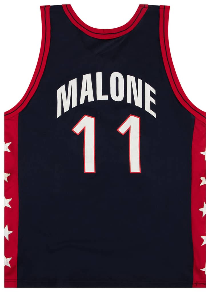 1996 USA Malone #11 Champion Jersey (Away) XL