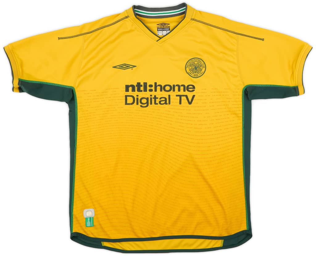 2002-03 Celtic Away Shirt Lennon #18 - 7/10 - (XL)