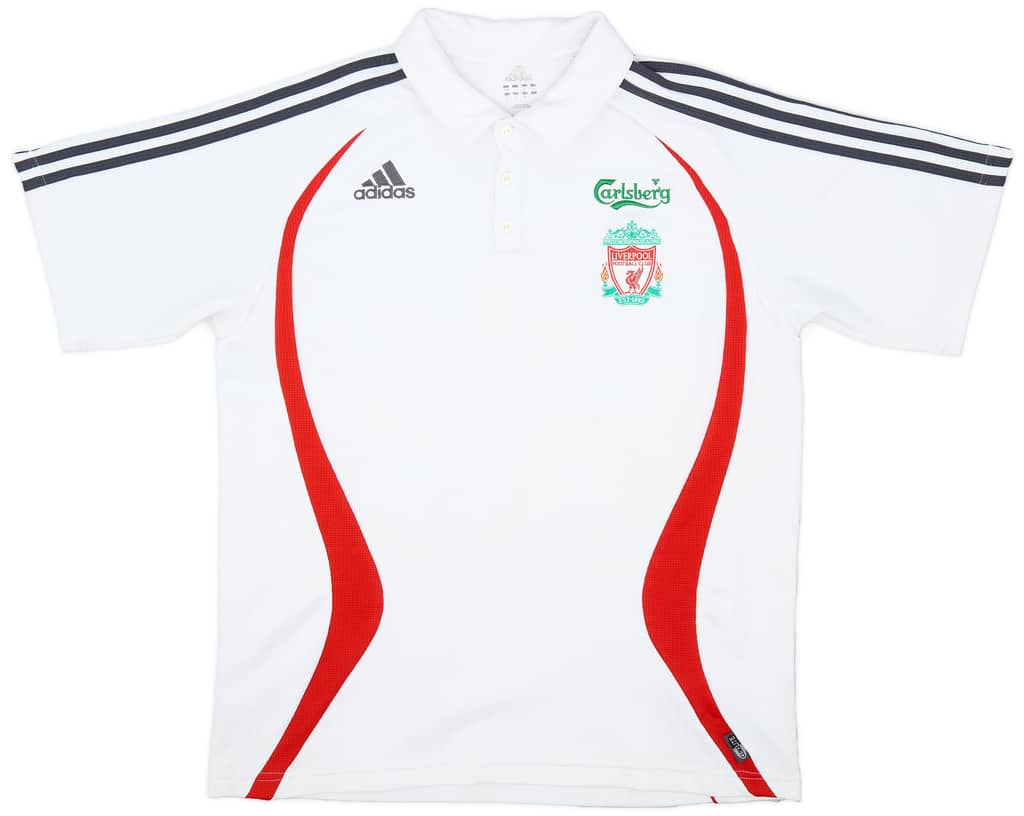 2006-07 Liverpool adidas Polo Shirt - 8/10 - (L)