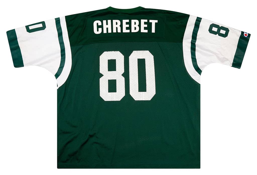 1998 New York Jets Chrebet #80 Champion Jersey (Home) XL