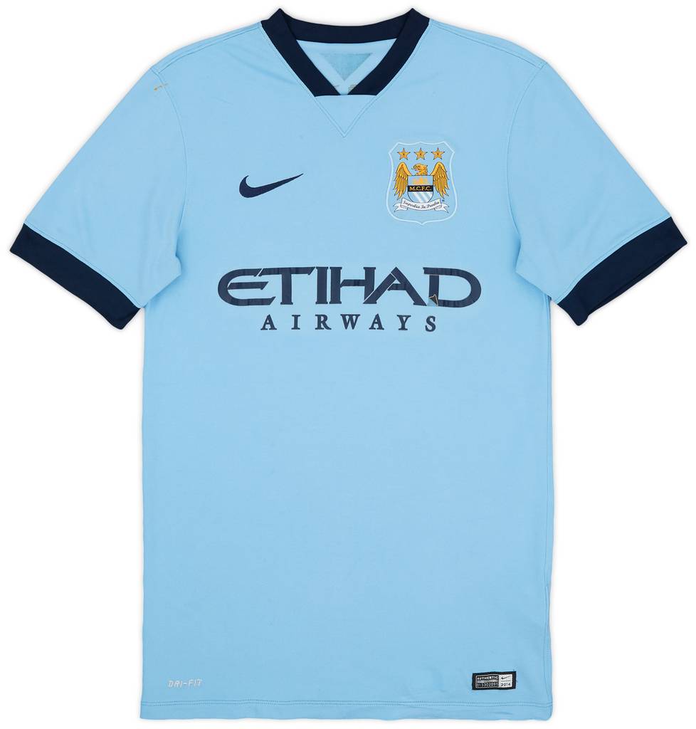 2014-15 Manchester City Home Shirt Toure Yaya #42 - 5/10 - (S)