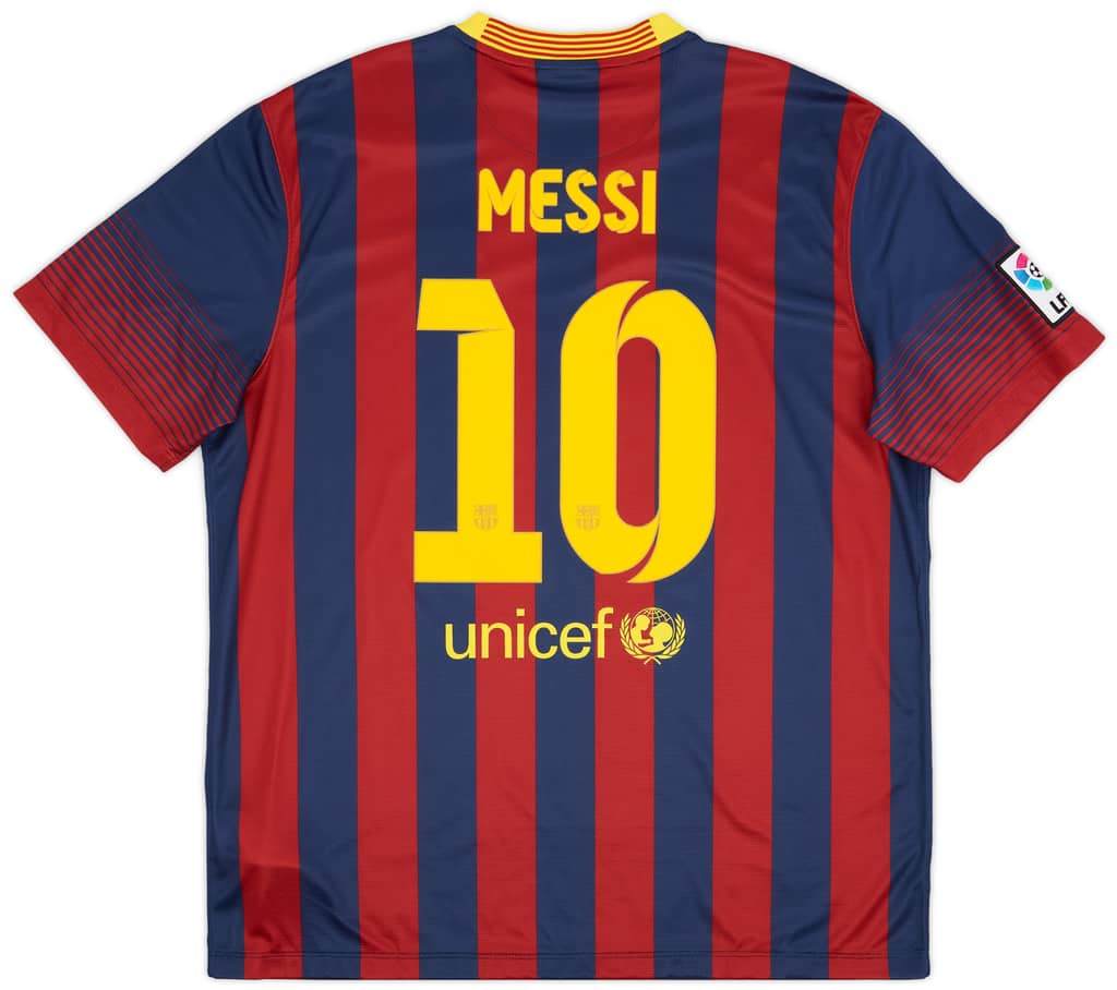 2013-14 Barcelona Home Shirt Messi #10