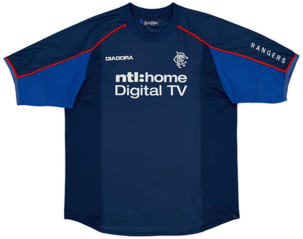 2002-03 Rangers Diadora Training Shirt - 7/10 - (L)