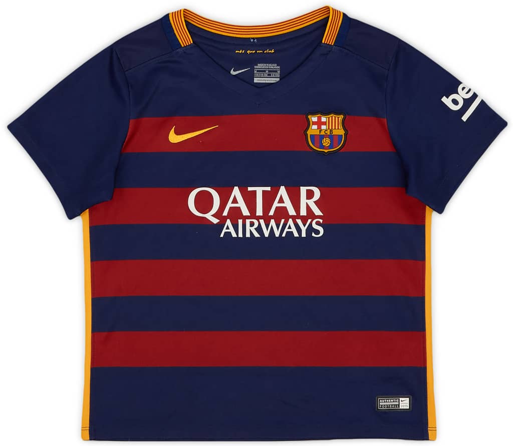 2015-16 Barcelona Home Shirt - 9/10 - (5-6 Years)