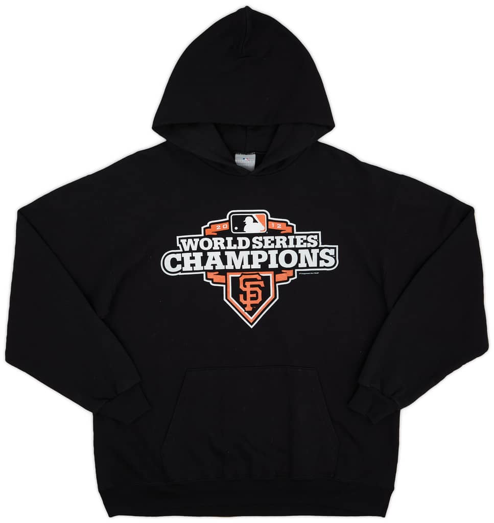 2012 San Francisco Giants World Series Champions MLB Hooded Sweat Top - 9/10 - (L)