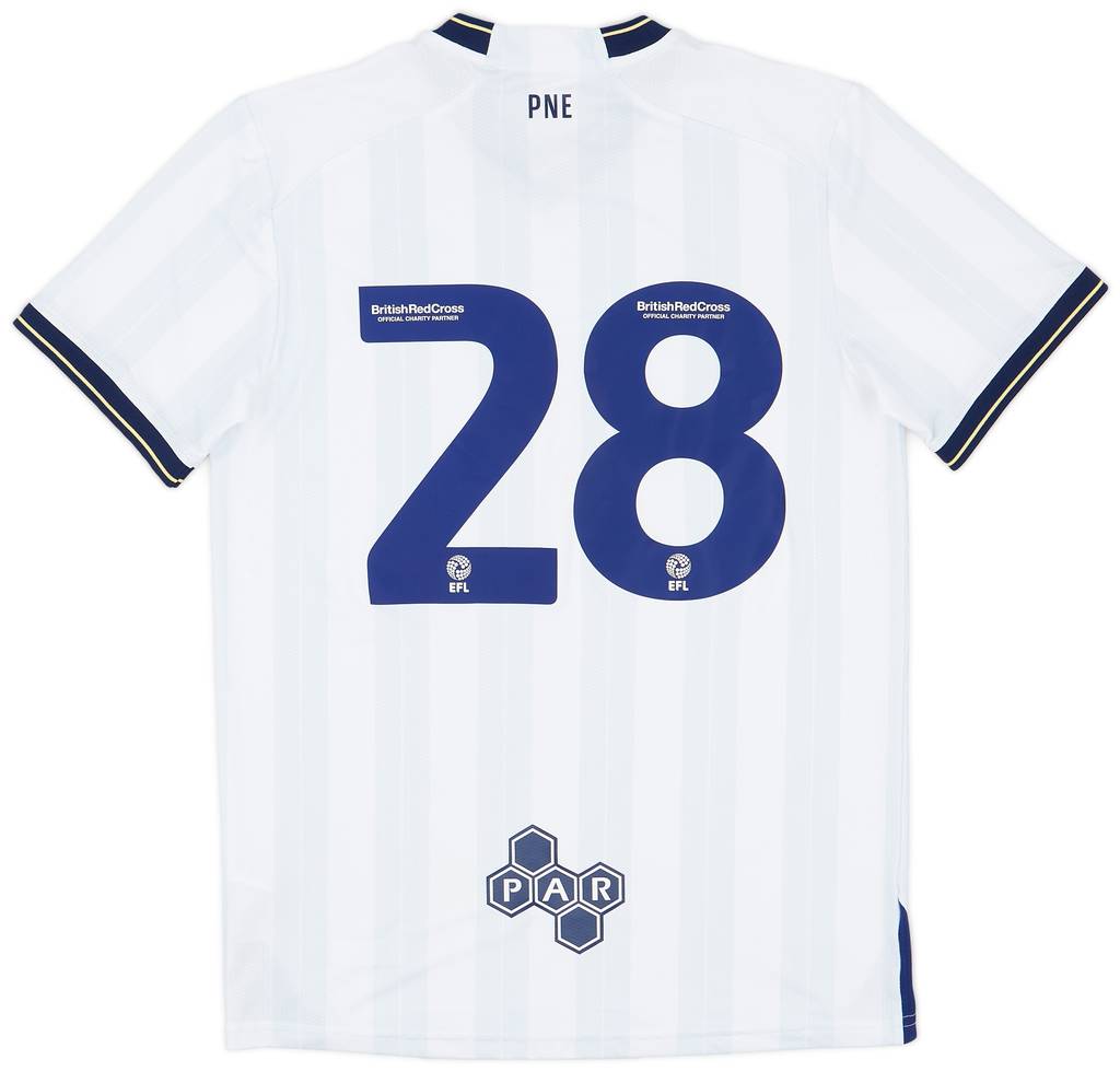 2023-24 Preston North End Match Issue Home Shirt #28