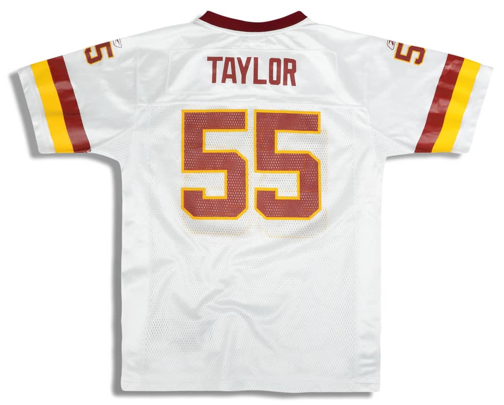 2008 Washington Redskins Taylor #55 Reebok On Field Jersey (Away) Y