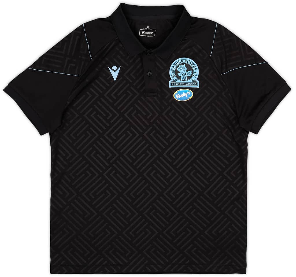 2021-22 Blackburn Rovers Macron Polo Shirt - 9/10 - (S)