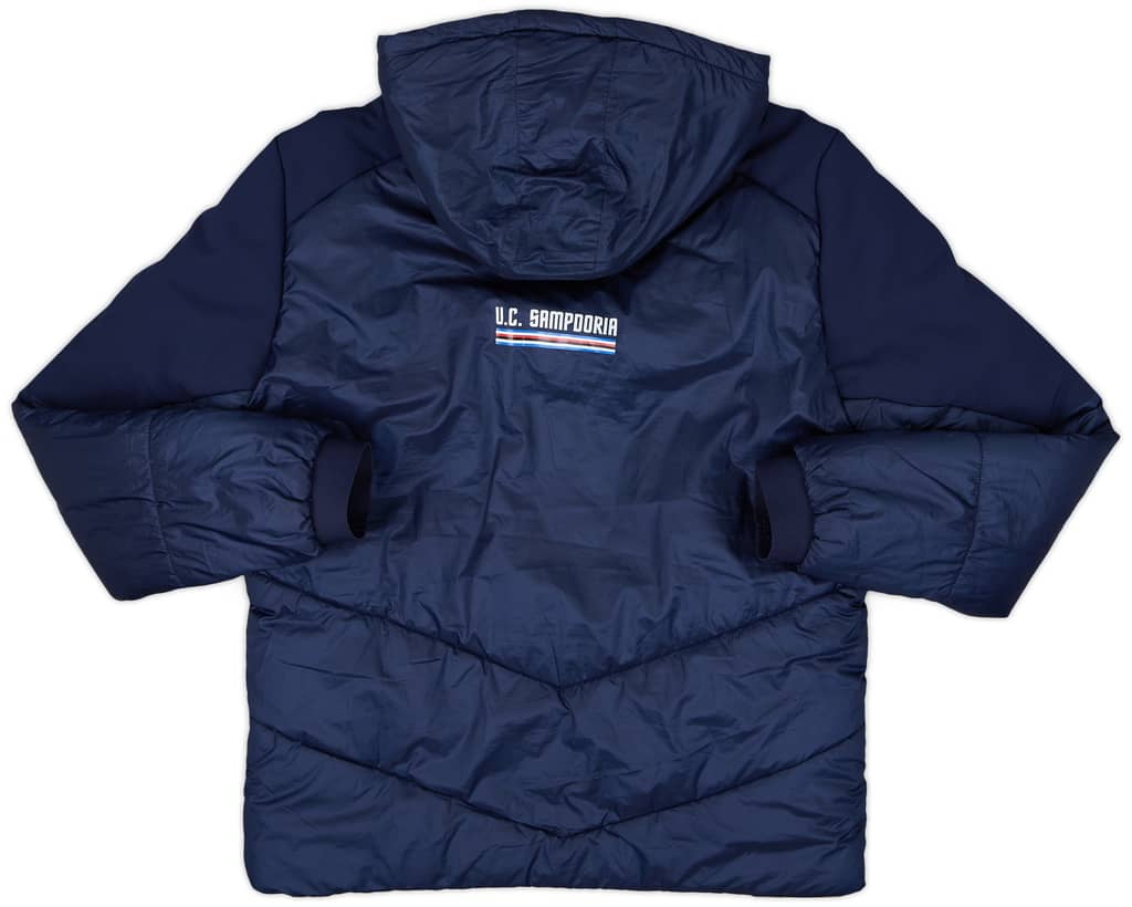 2020-21 Sampdoria Macron Padded Bench Coat - 10/10 - (M)