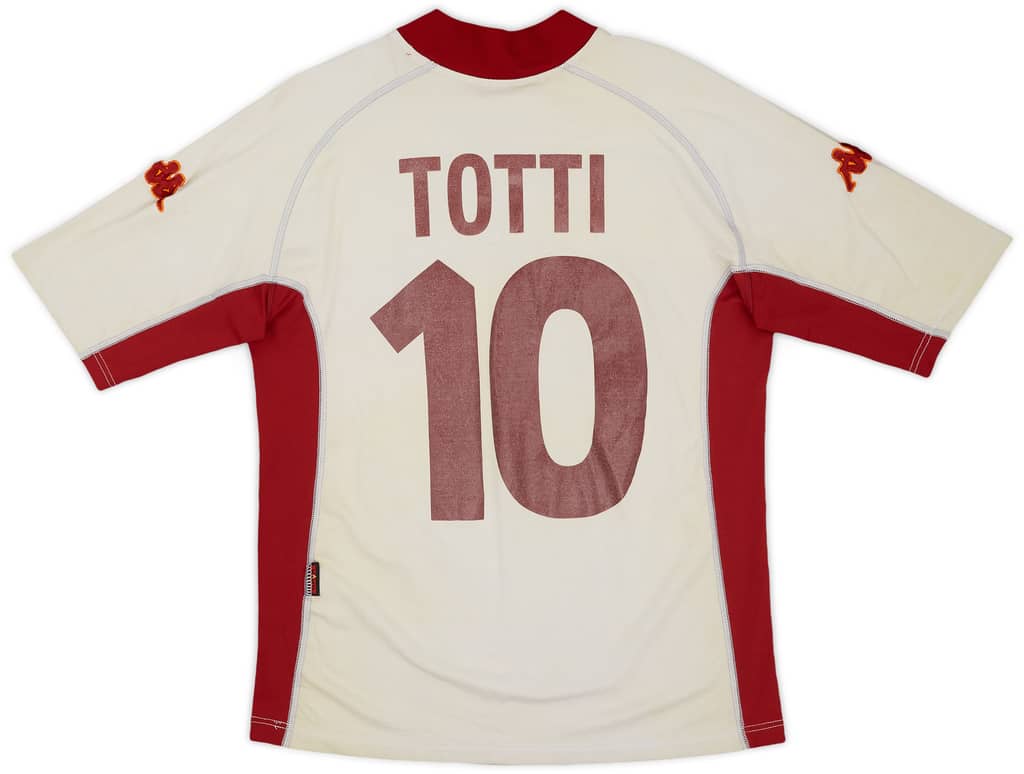 2001-02 Roma Away Shirt Totti #10 - 5/10 - (L)