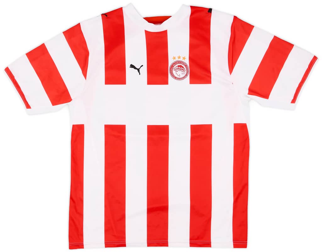 2006-07 Olympiakos Home Shirt - 8/10 - (L)