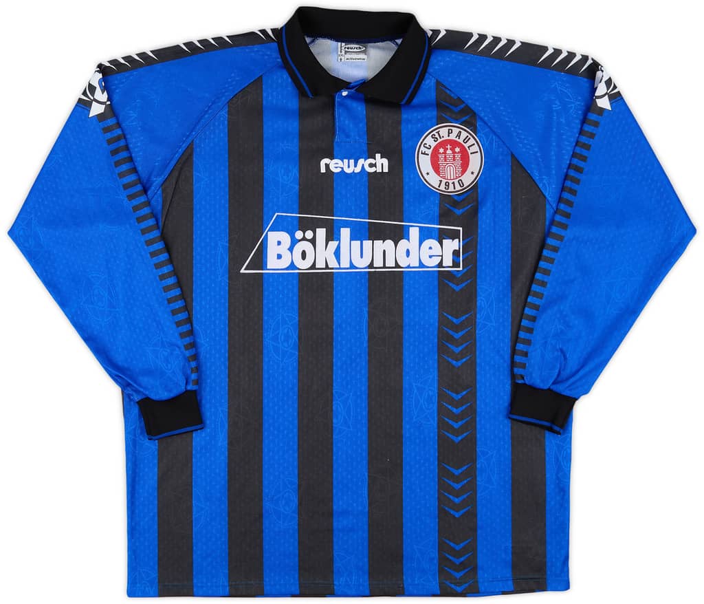 1995-96 St Pauli Match Issue Away Shirt Schweißing #18