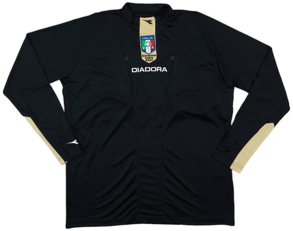 2007-09 Italy Diadora Referee L/S Shirt - 9/10 - (L)