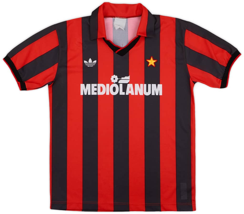 1990-91 AC Milan Home Shirt - 8/10 - (M)