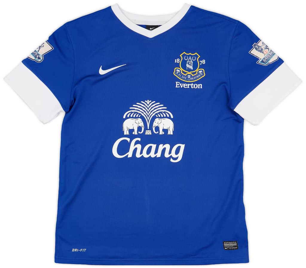 2012-13 Everton Home Shirt Naismith #14 - 7/10 - (M)