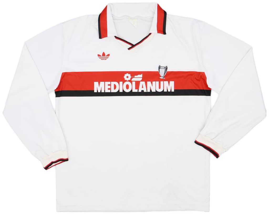 1990-92 AC Milan Away L/S Shirt - 7/10 - (XL)