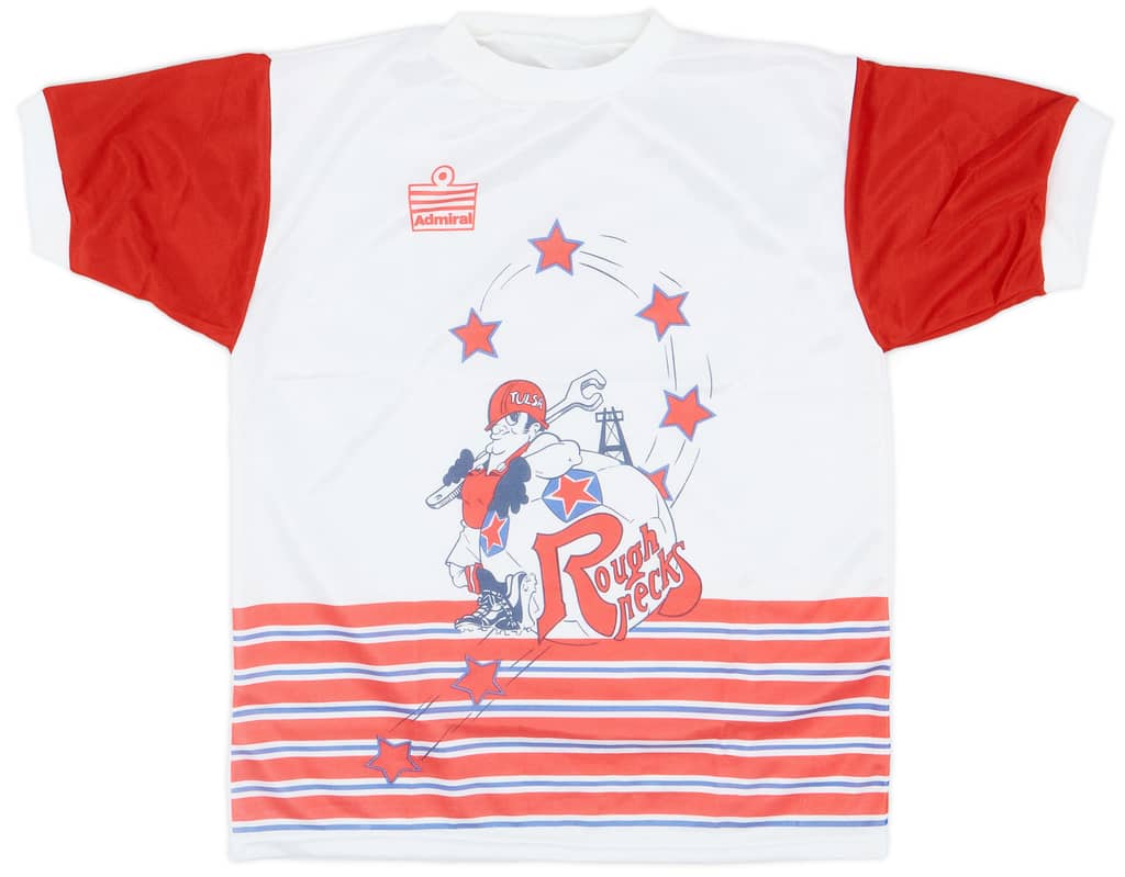 1980s Tulsa Roughnecks Admiral Training Shirt  - 8/10 - (S)