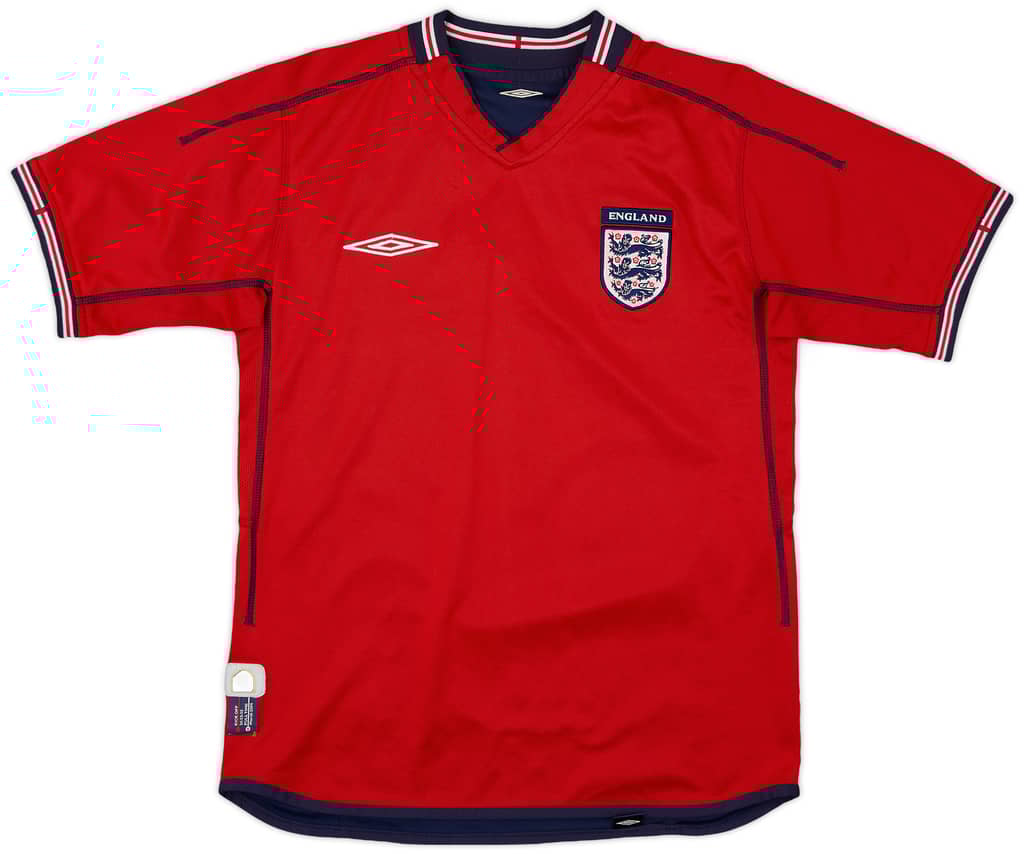 2002-04 England Away Shirt - 7/10 - (XL.Boys)