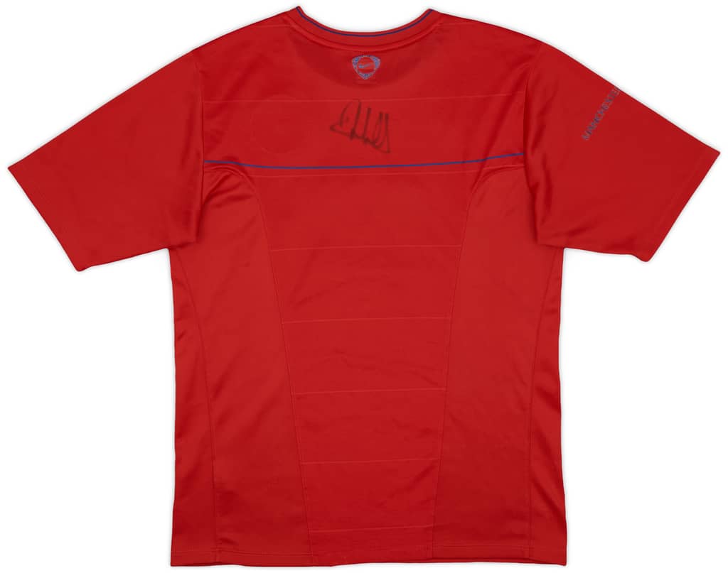 2008-09 Manchester United 'Signed' Nike Training Shirt - 6/10 - (M)