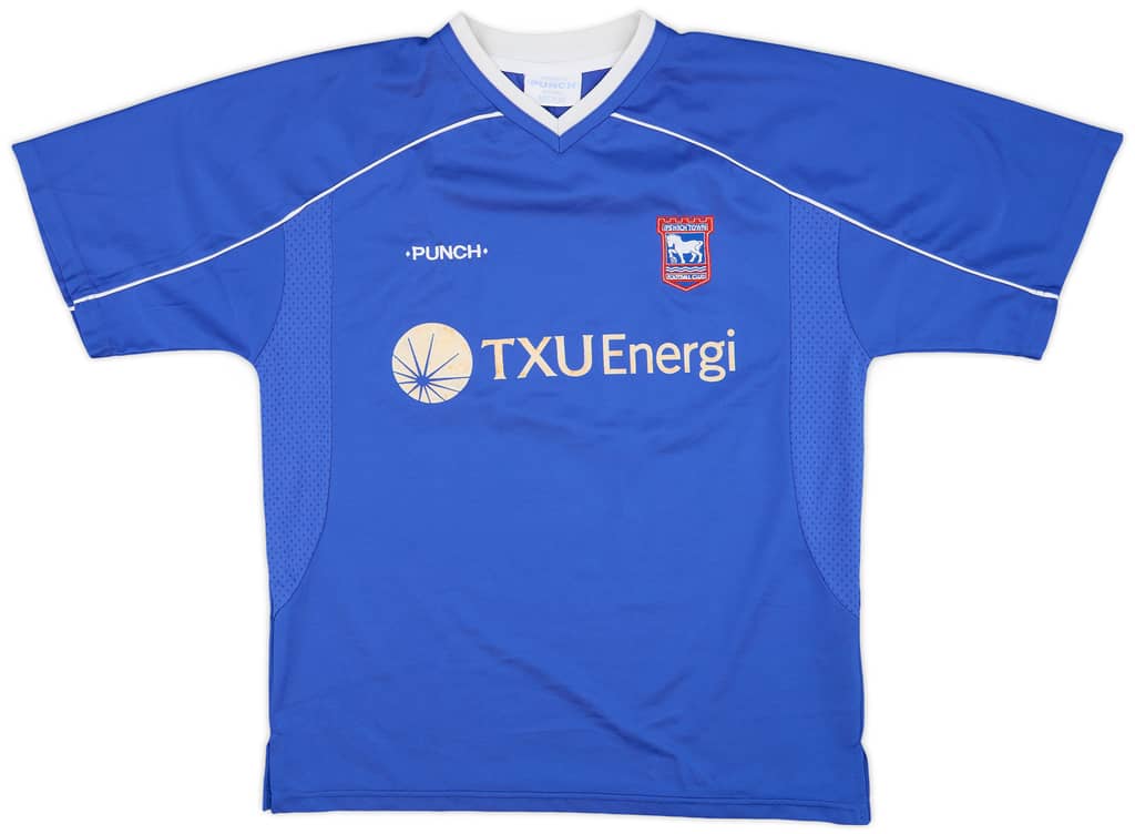 2001-02 Ipswich Home Shirt - 6/10 - (M)