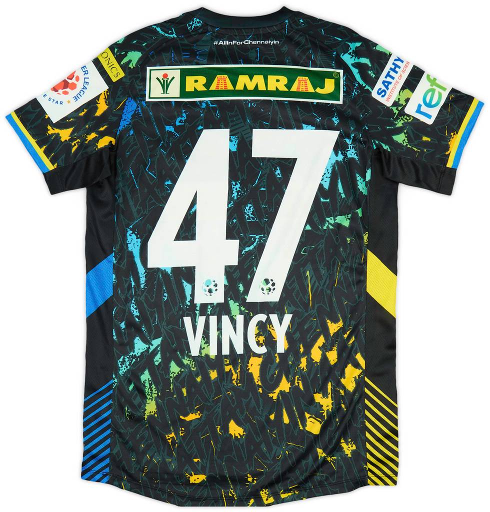 2024-25 Chennaiyin FC Third Shirt Vincy #47 (S)