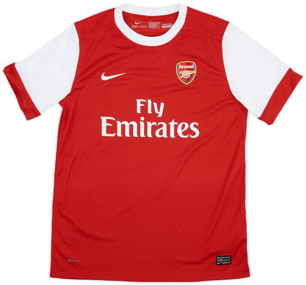 2010-11 Arsenal Home Shirt - 8/10 - (XL.Boys)