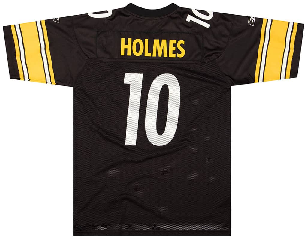 2006 Pittsburgh Steelers Holmes #10 Reebok On Field Jersey (Home) L