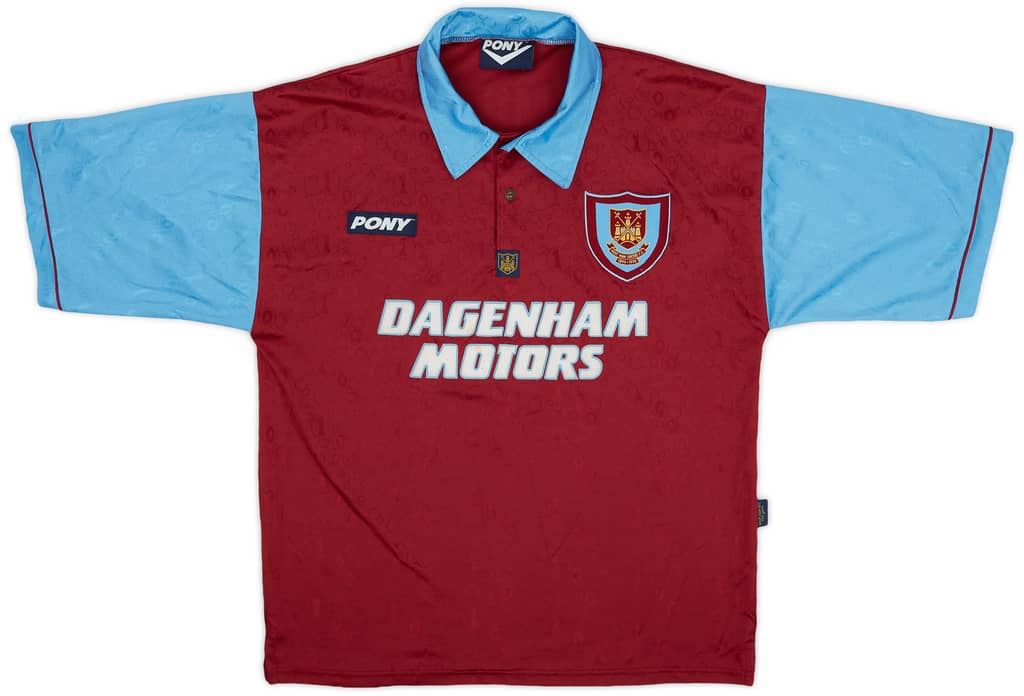 1995-97 West Ham Centenary Home Shirt Lampard #26 - 8/10 - (L)