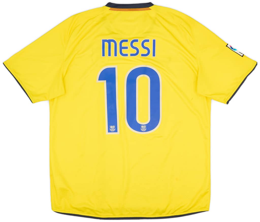 2008-10 Barcelona Away Shirt Messi #10 - 7/10 - (XL)