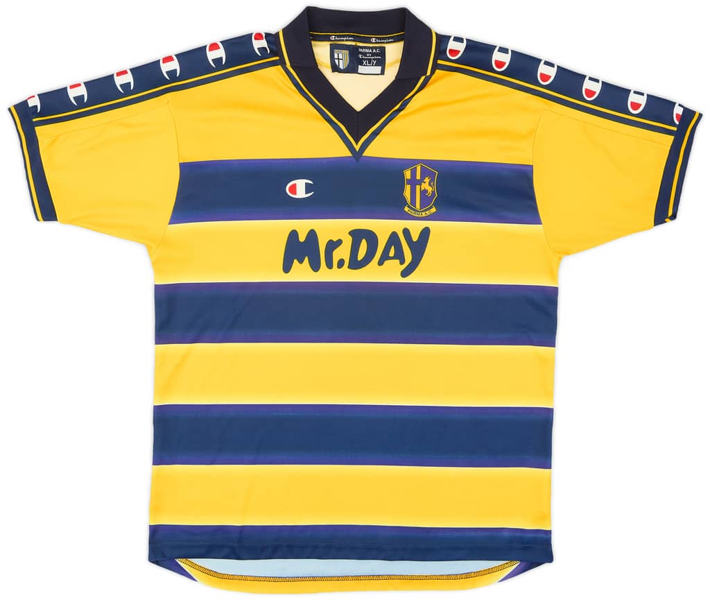 2000-01 Parma Home Shirt - 8/10 - (XL.Boys/Y)