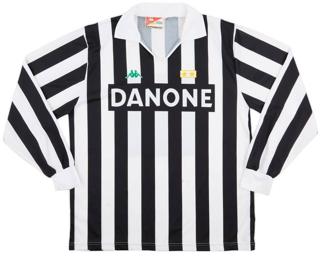 1992-94 Juventus Basic Home L/S Shirt #10 - 7/10 - (L)
