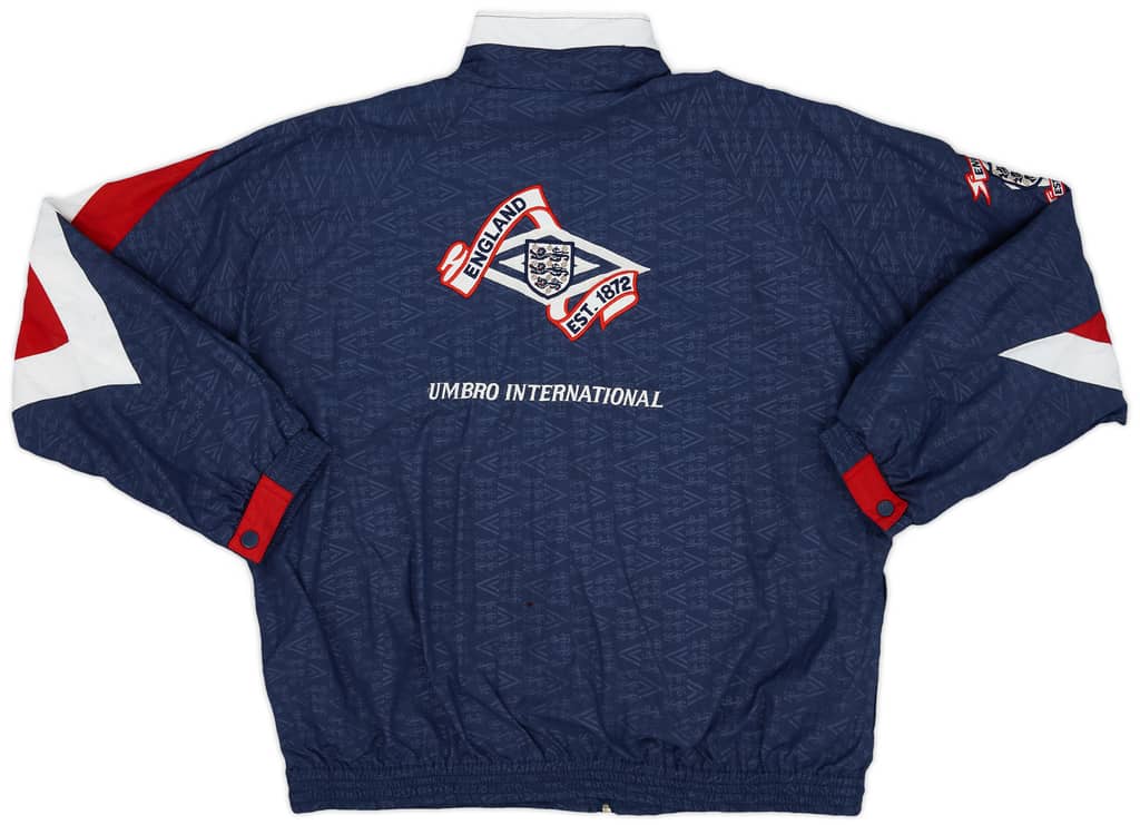 1990-92 England Umbro Track Jacket - 9/10 - (L)