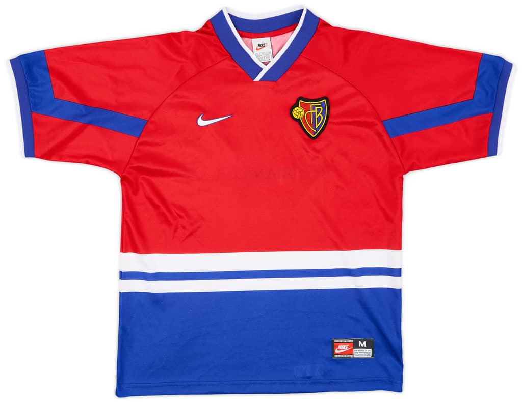 1997-98 FC Basel Match Issue Home Shirt #11