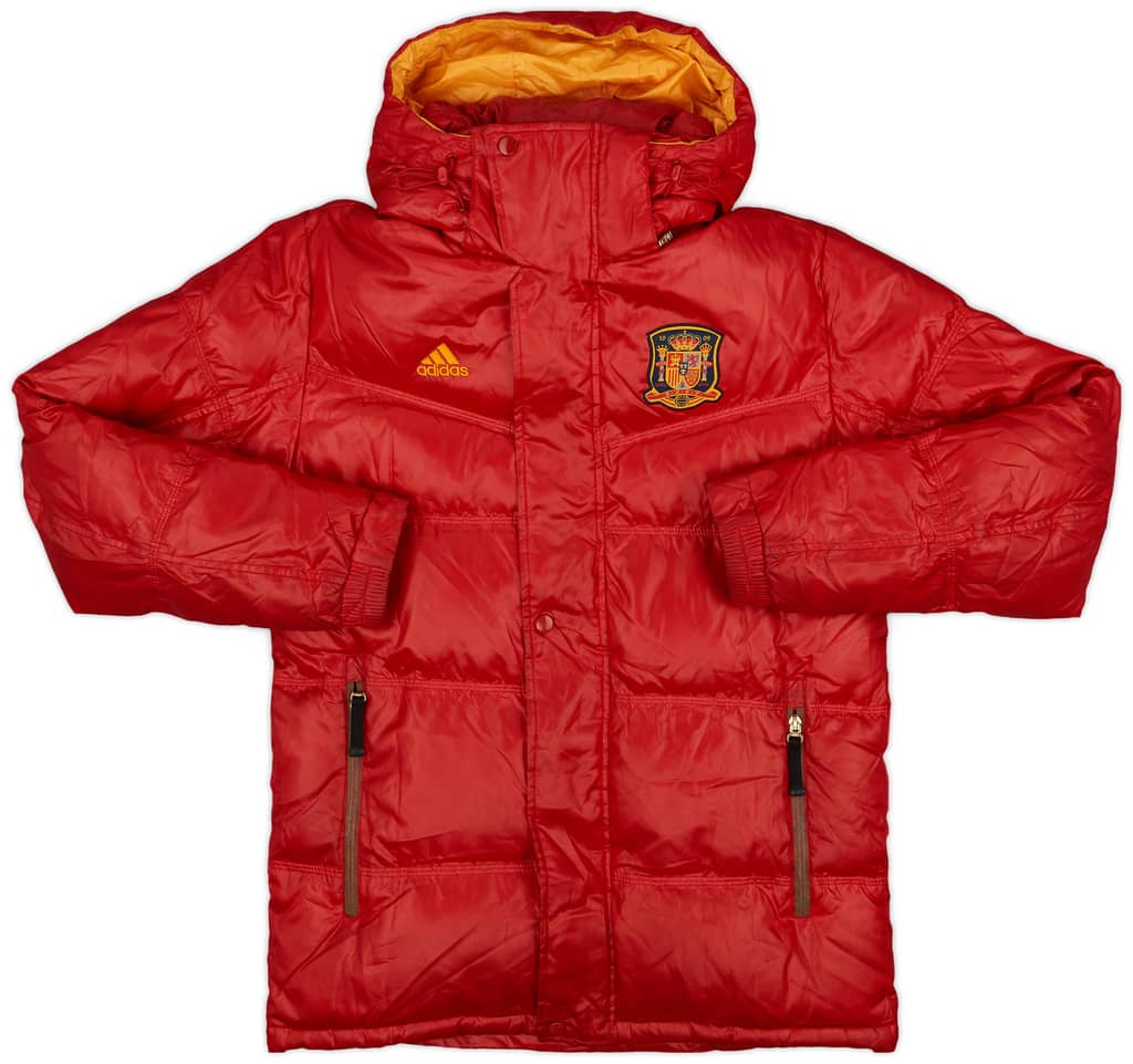 2010-11 Spain adidas Padded Bench Coat - 8/10 - (M)