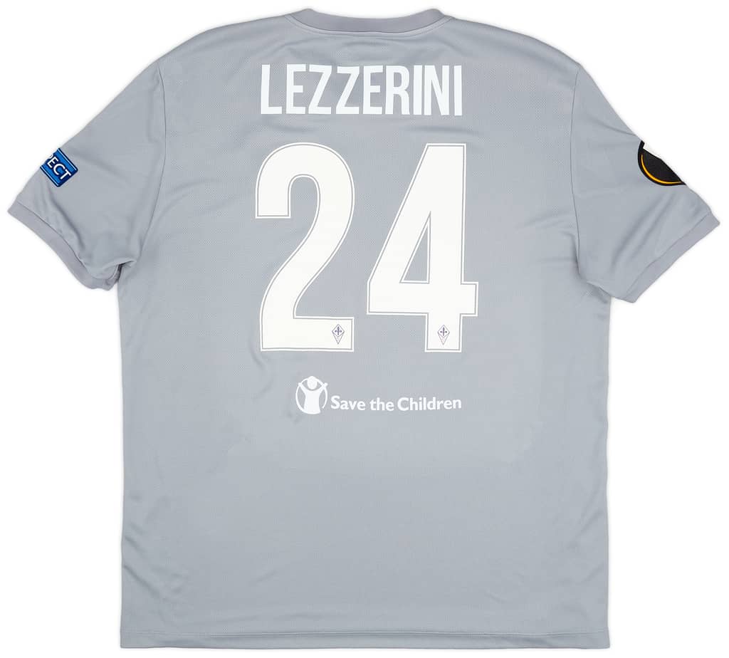 2015-16 Fiorentina Match Issue European GK S/S Shirt Lezzerini #24 - As New - (XL)