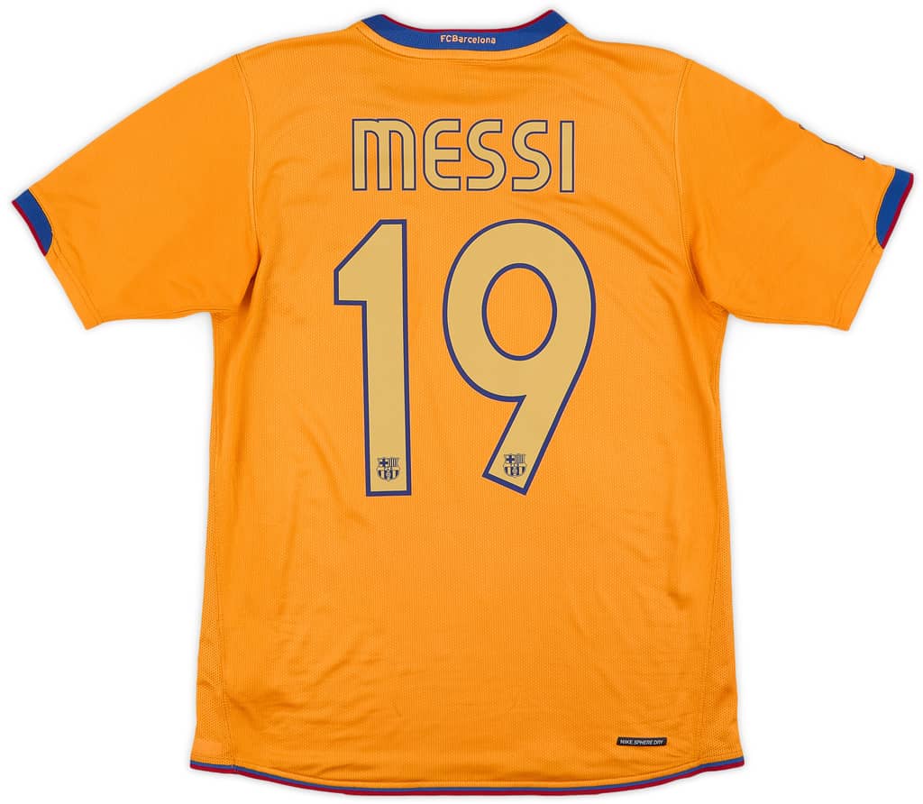 2006-08 Barcelona Away Shirt Messi #19 - 6/10 - (S)